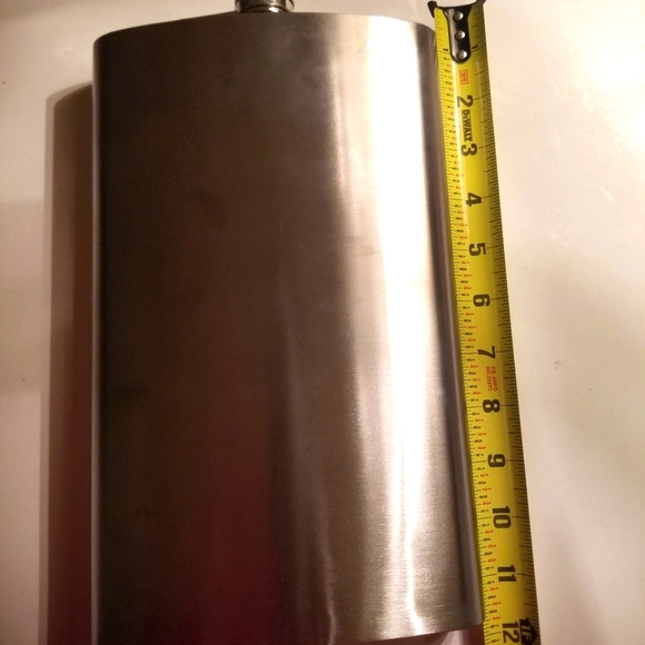 Stainless Steel Flask 12 1/2". No dents. Great Gag Gift 64 Oz - Picture 1 of 4